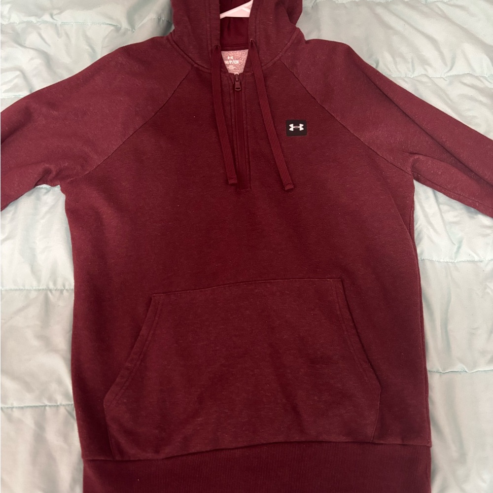 Under Armour Men's Maroon Hoodie Sweater